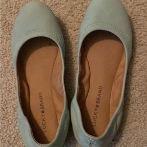 Lucky Brand mint green flats